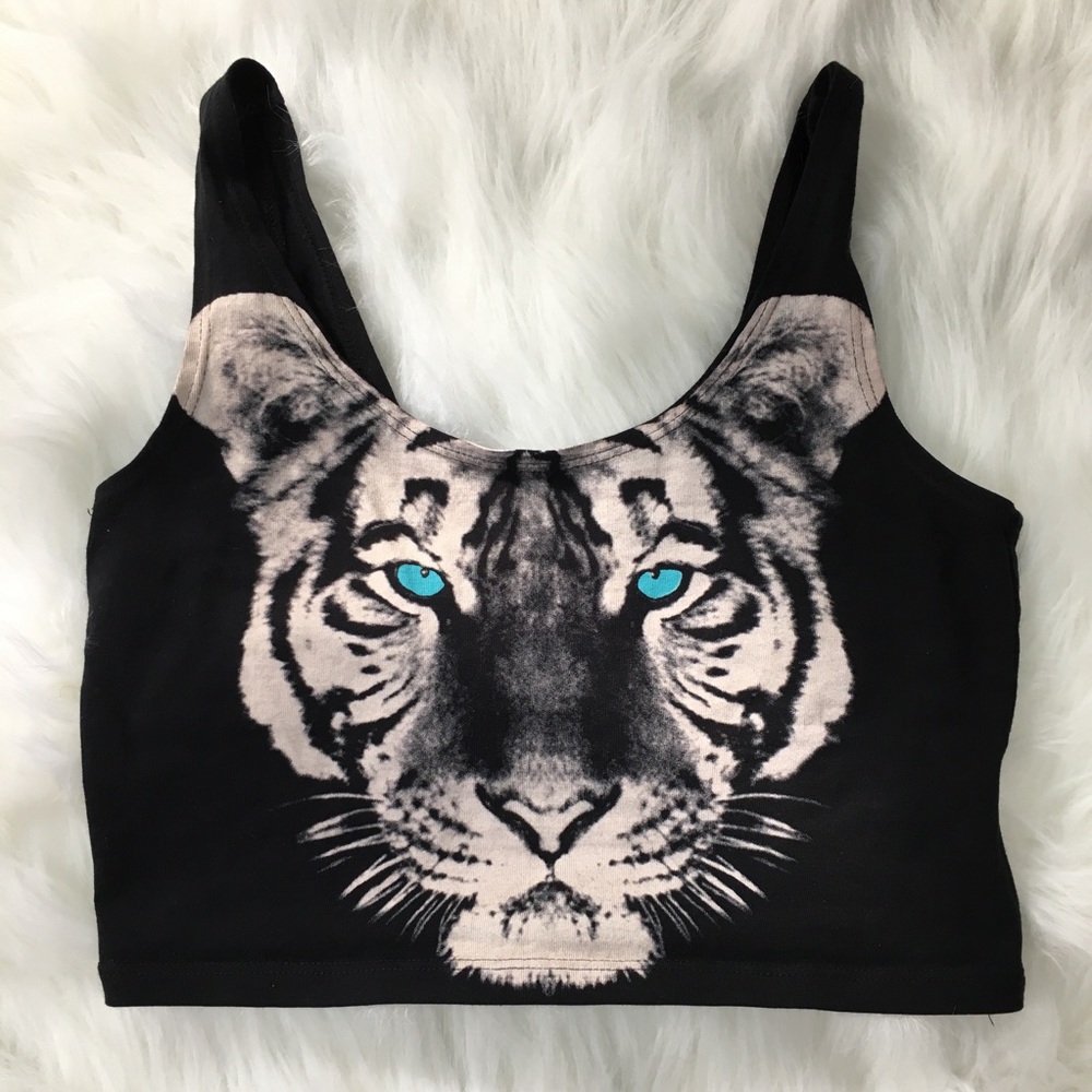 Out from Under UO Festival Tiger Eyes Crop Top